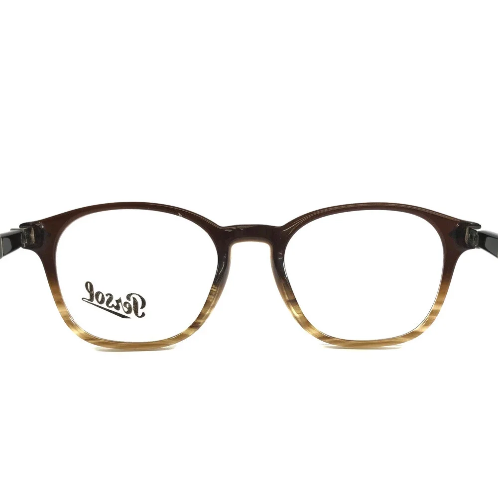 Persol Eyeglasses Frames 3122-V 1026 Brown Striped Brown Silver Logos 50-19-145